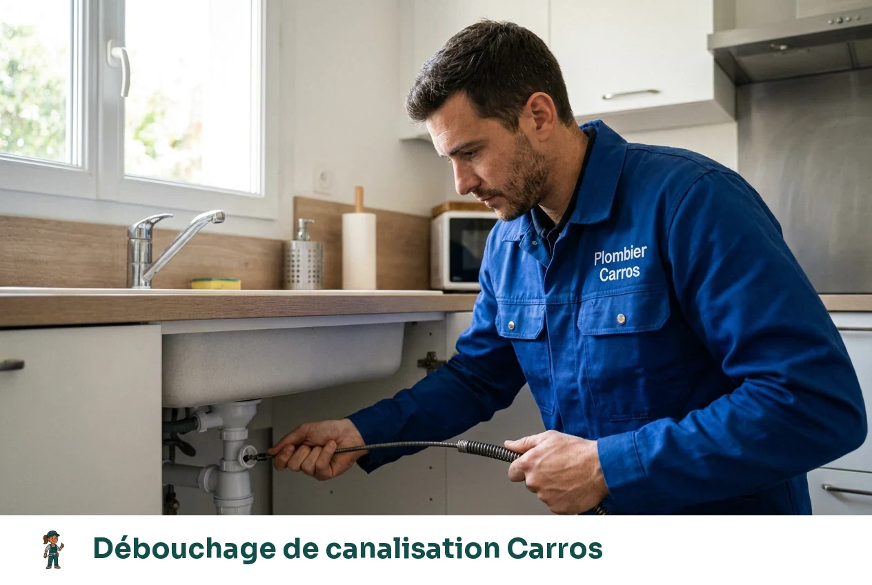 Débouchage de canalisation à Carros