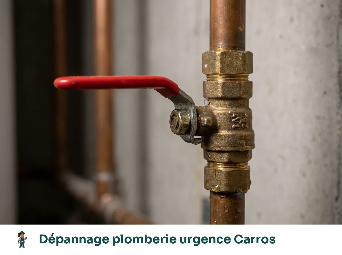 Dépannage plomberie urgence à Carros
