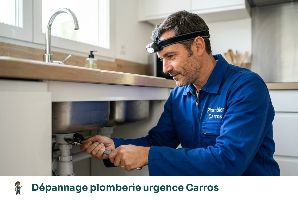Dépannage plomberie urgence à Carros