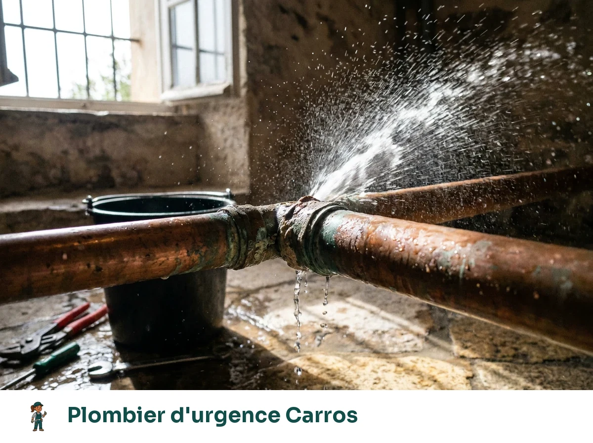 Plombier d'urgence à Carros