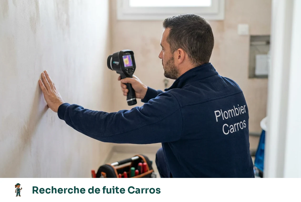 Recherche de fuite à Carros