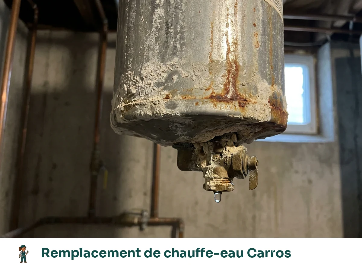 Remplacement de chauffe-eau à Carros